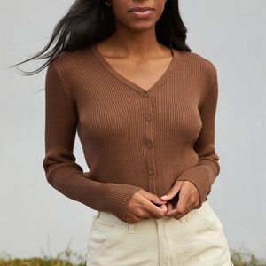 Brandy brown top